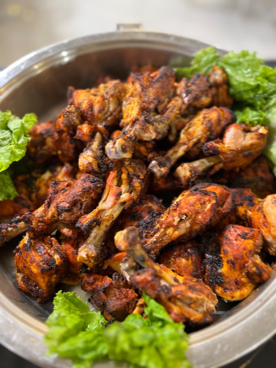Tikka - tandoori chicken marinated in spices